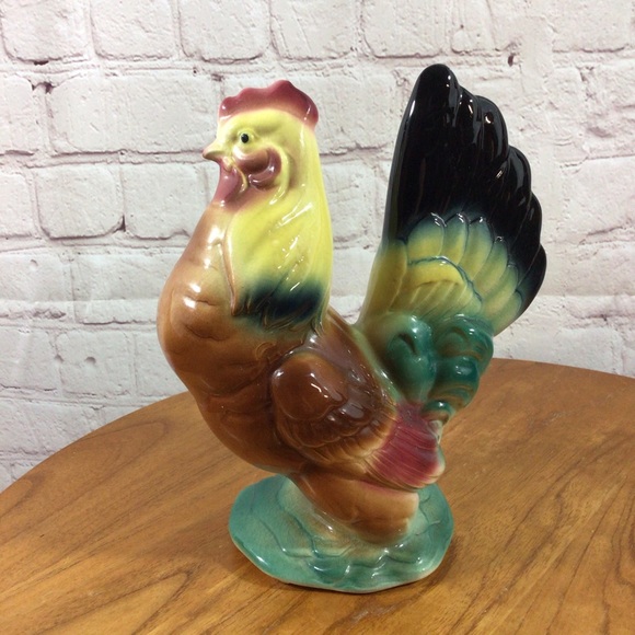 Royal Copley Other - 🎉HP Vtg. 1950’s Royal Copley Glazed Ceramic Hen
